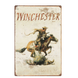Жестяная табличка постер Охота Winchester 1