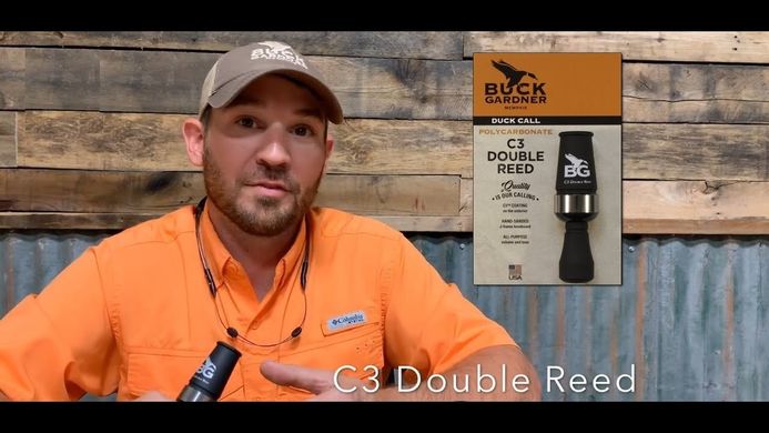 Манок на утку Buck Gurnder C3 Double Reed Duck Call