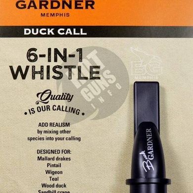 Манок на утку Buck Gardner 6 in 1 Duck Whistle