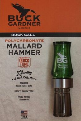 Манок на качку Buck Gardner Mallard Hammer Poly