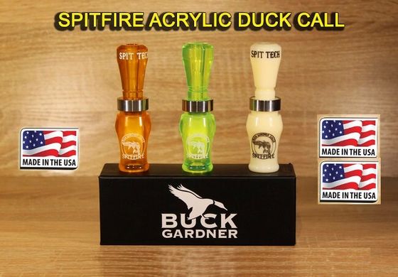 Манок на утку Buck Gurdner SpitFire Acrylic Duck Call Fluorescent