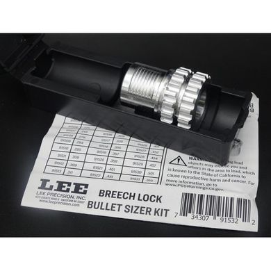 Холдер Lee Breech Lock Bullet Sizer Kit